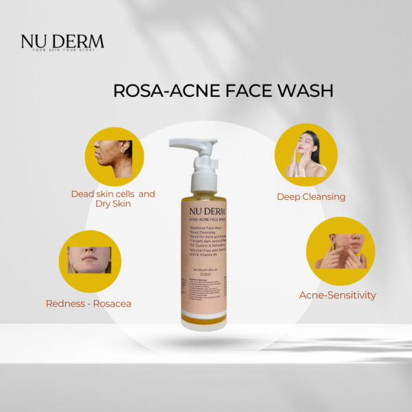 Nu Derm Rosa-acne Face Wash