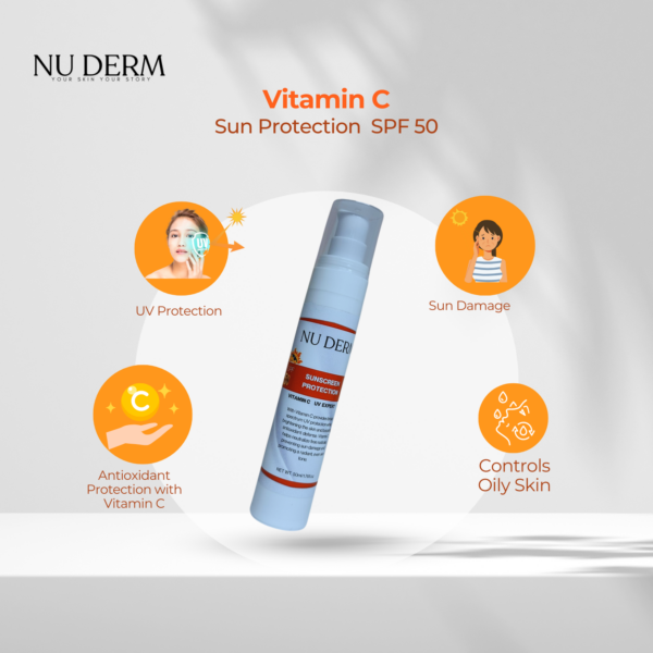 Nu Derm Sun Protection with Vitamin C SPF 50